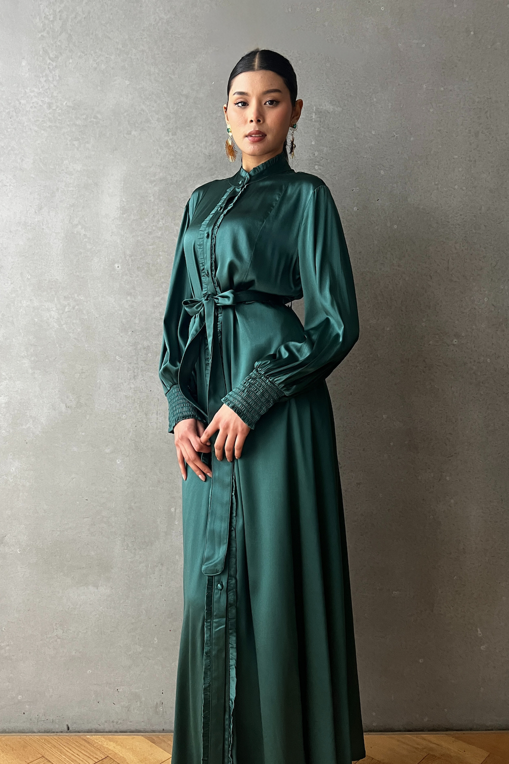 FREYA DRESS - GREEN