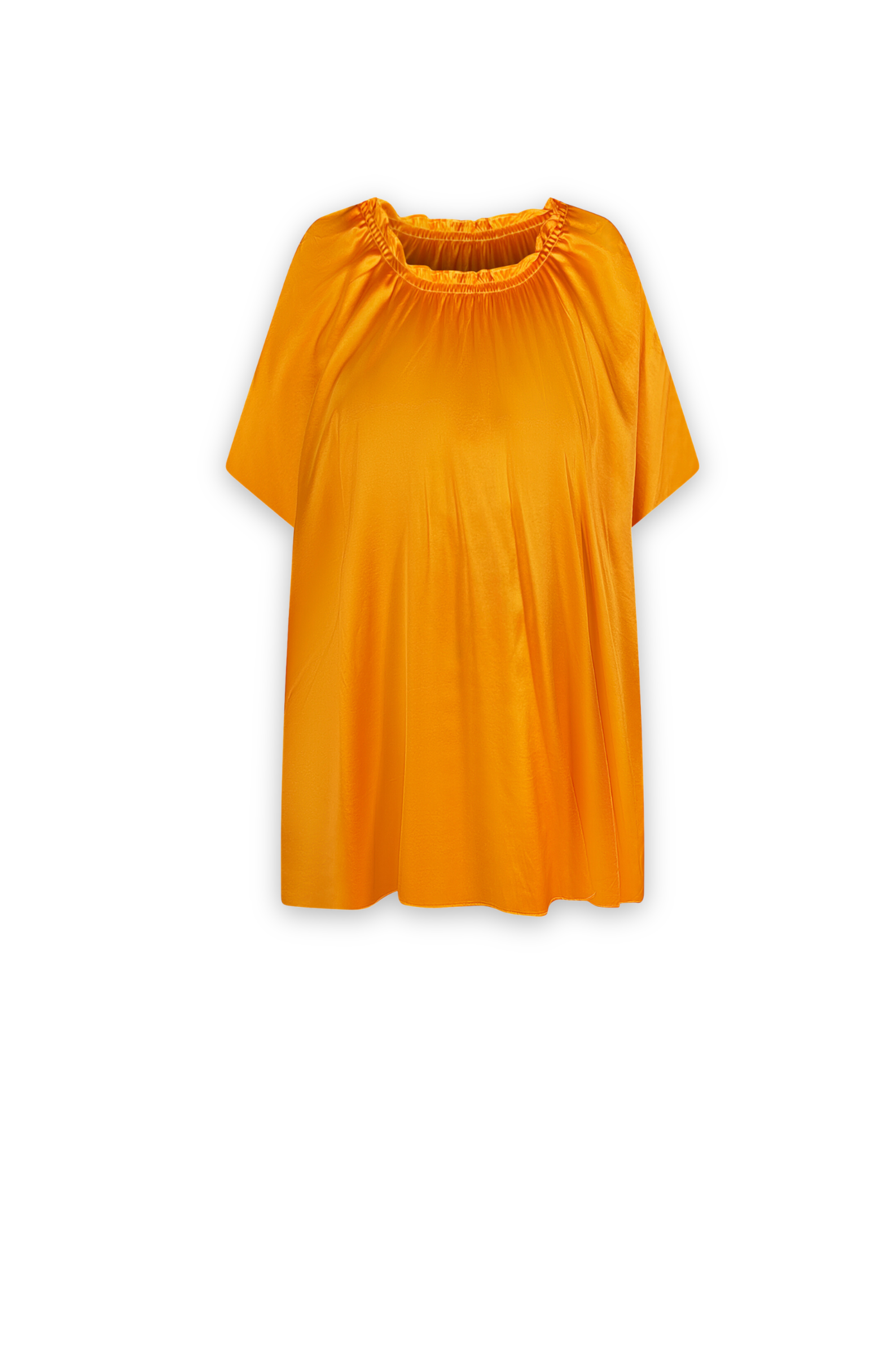 FRILL BLOUSE - ORANGE