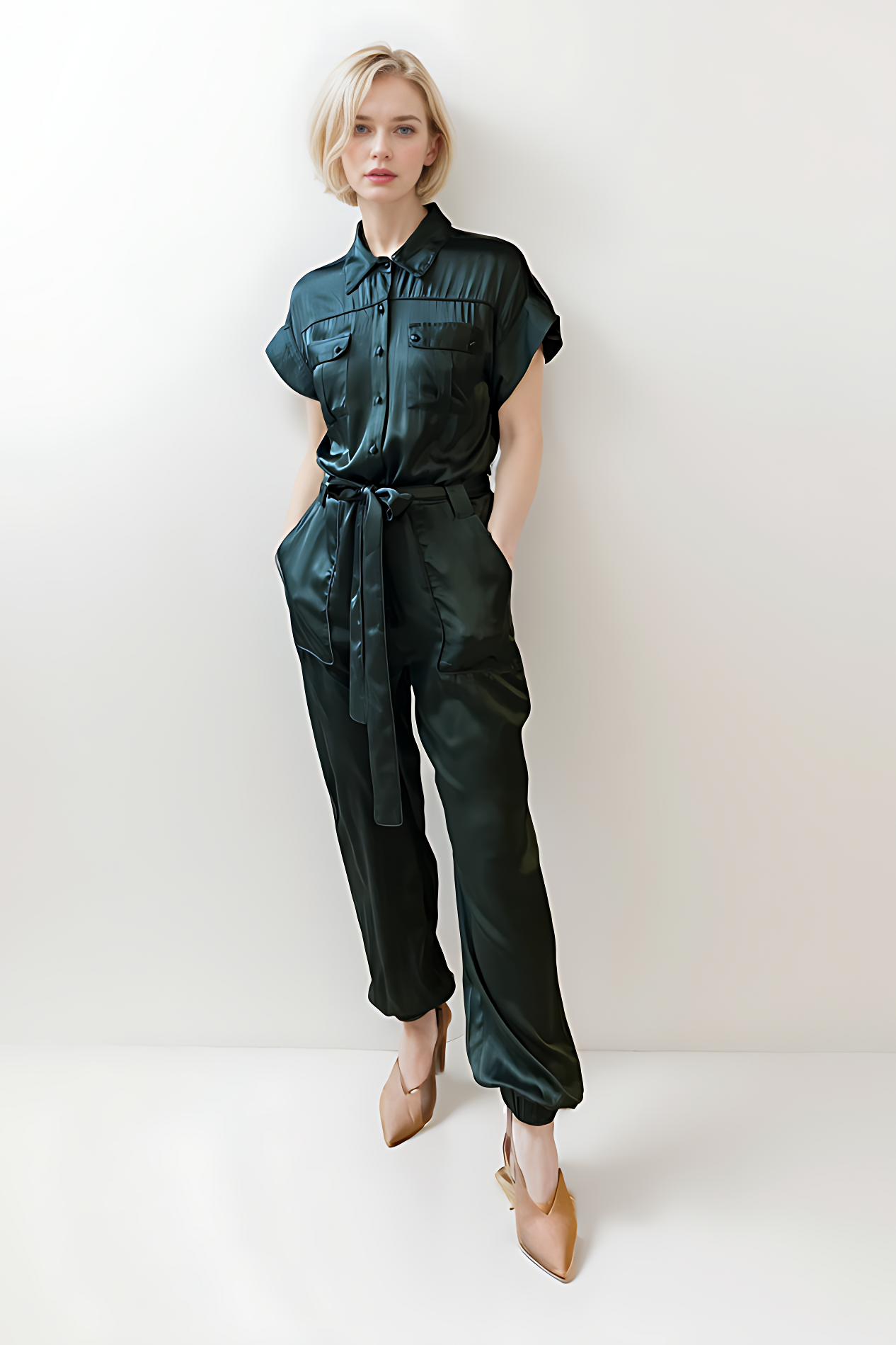 JUMPSUIT - GREEN