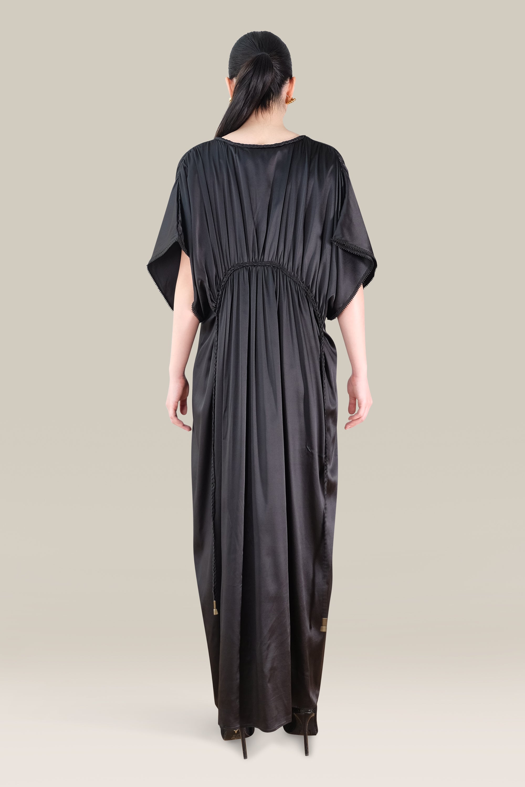 GRECIAN MAXI - BLACK