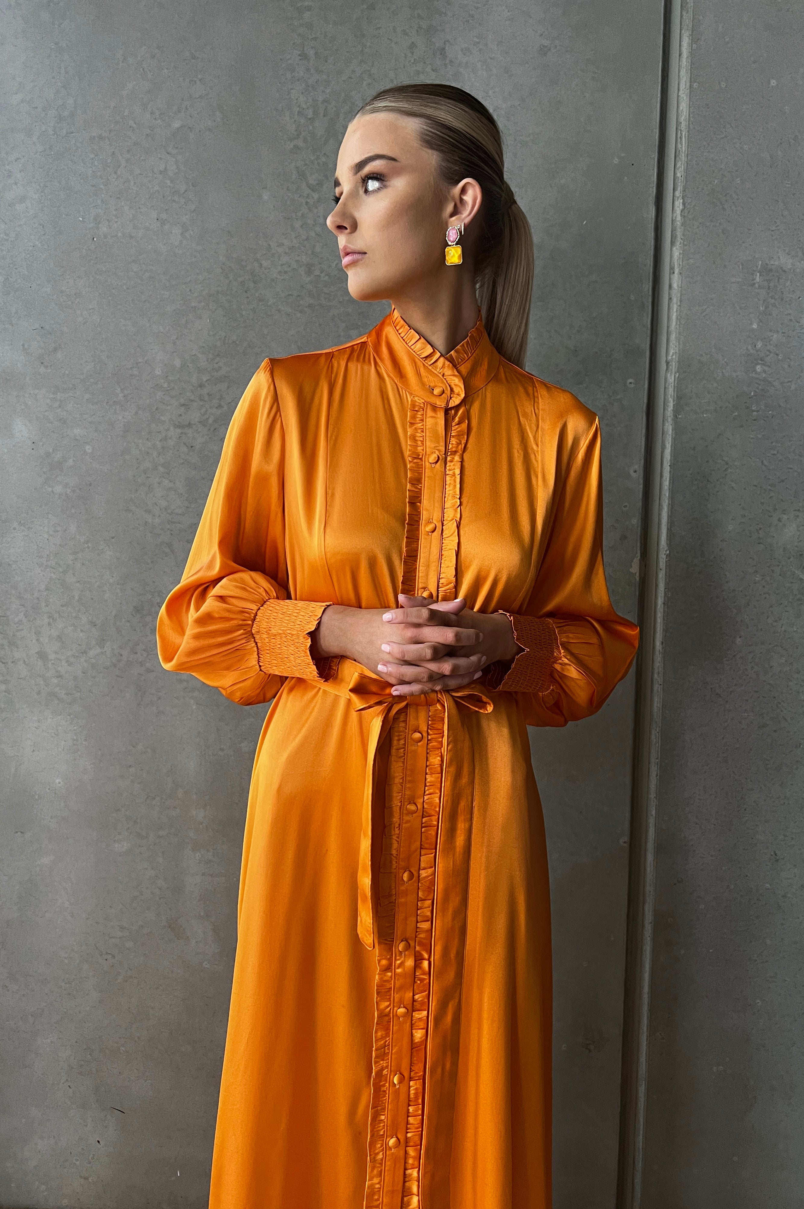 FREYA DRESS - ORANGE