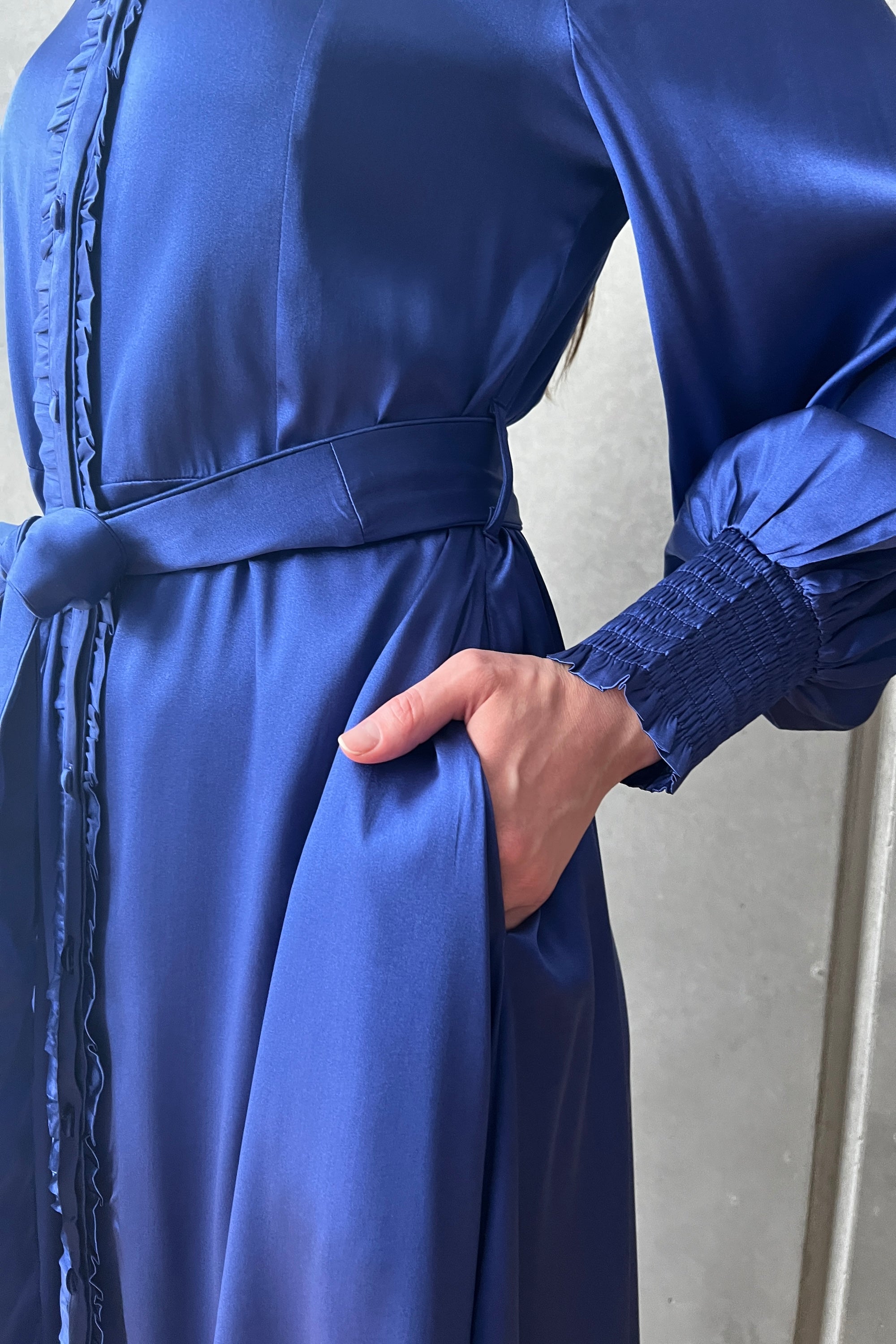 FREYA DRESS - BLUE