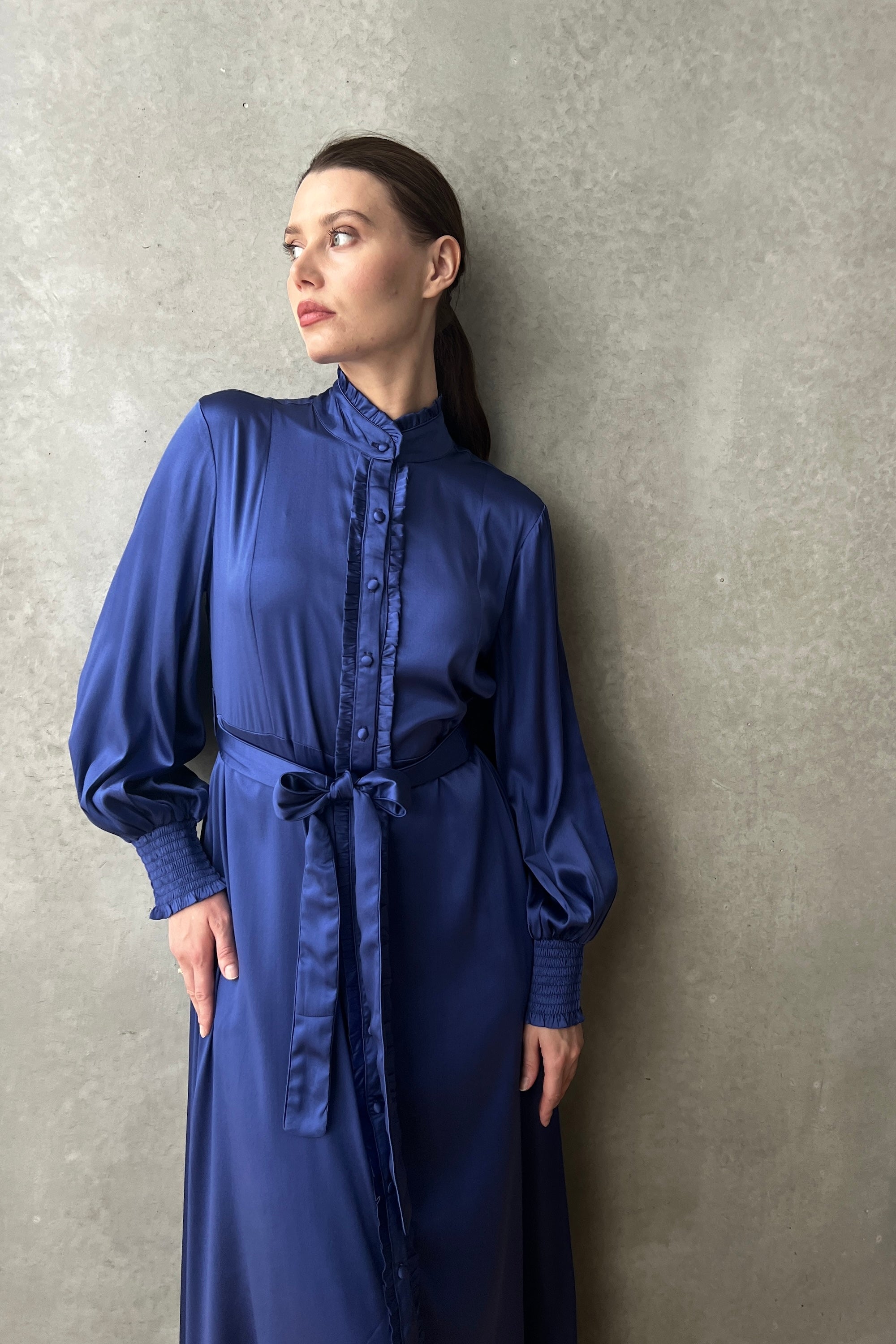 FREYA DRESS - BLUE