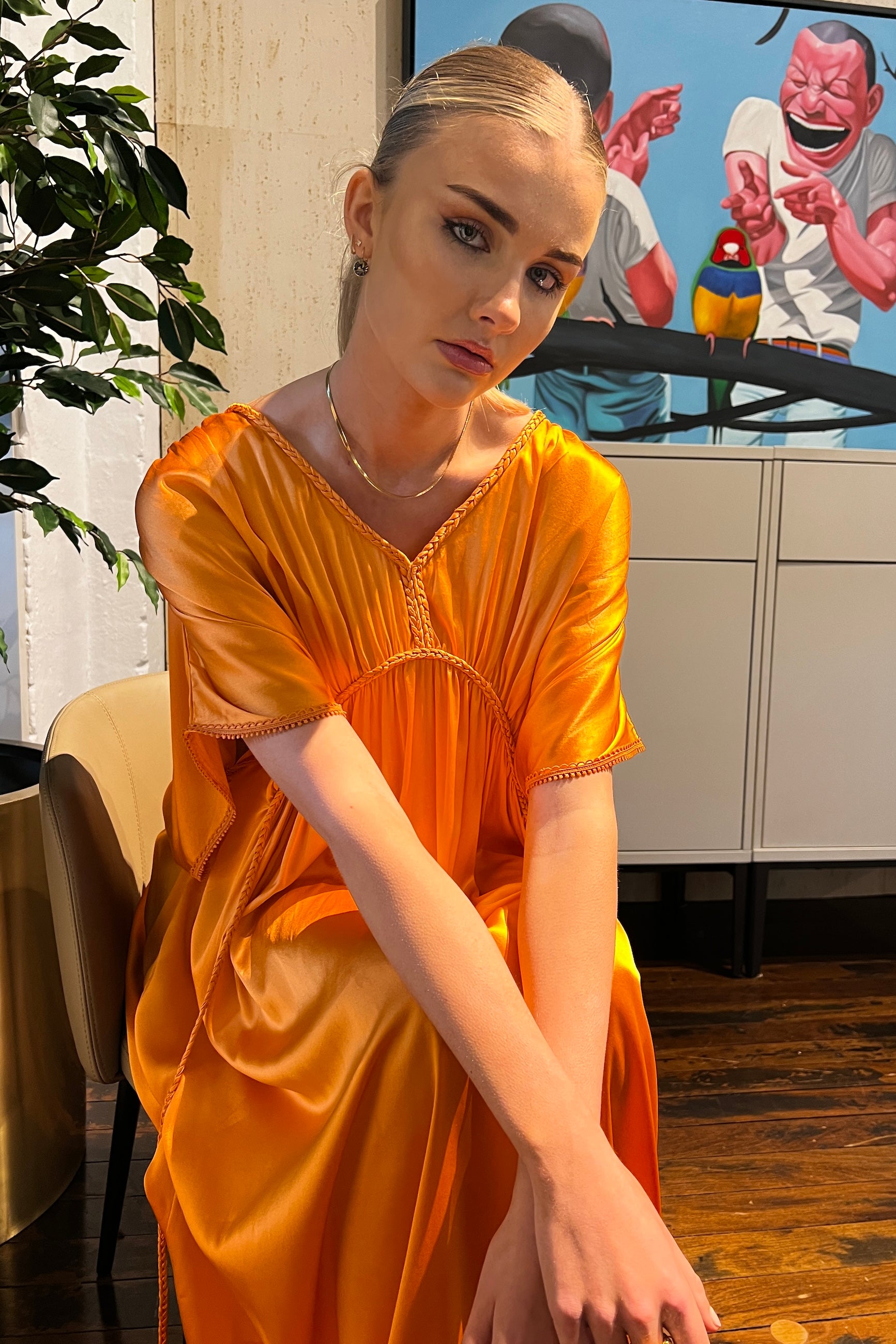 GRECIAN MAXI - ORANGE