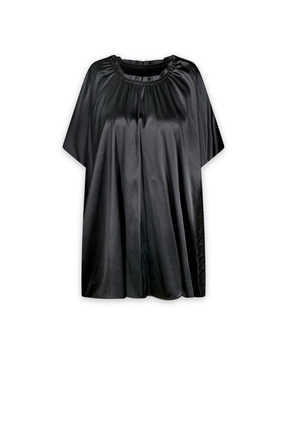 FRILL BLOUSE - BLACK