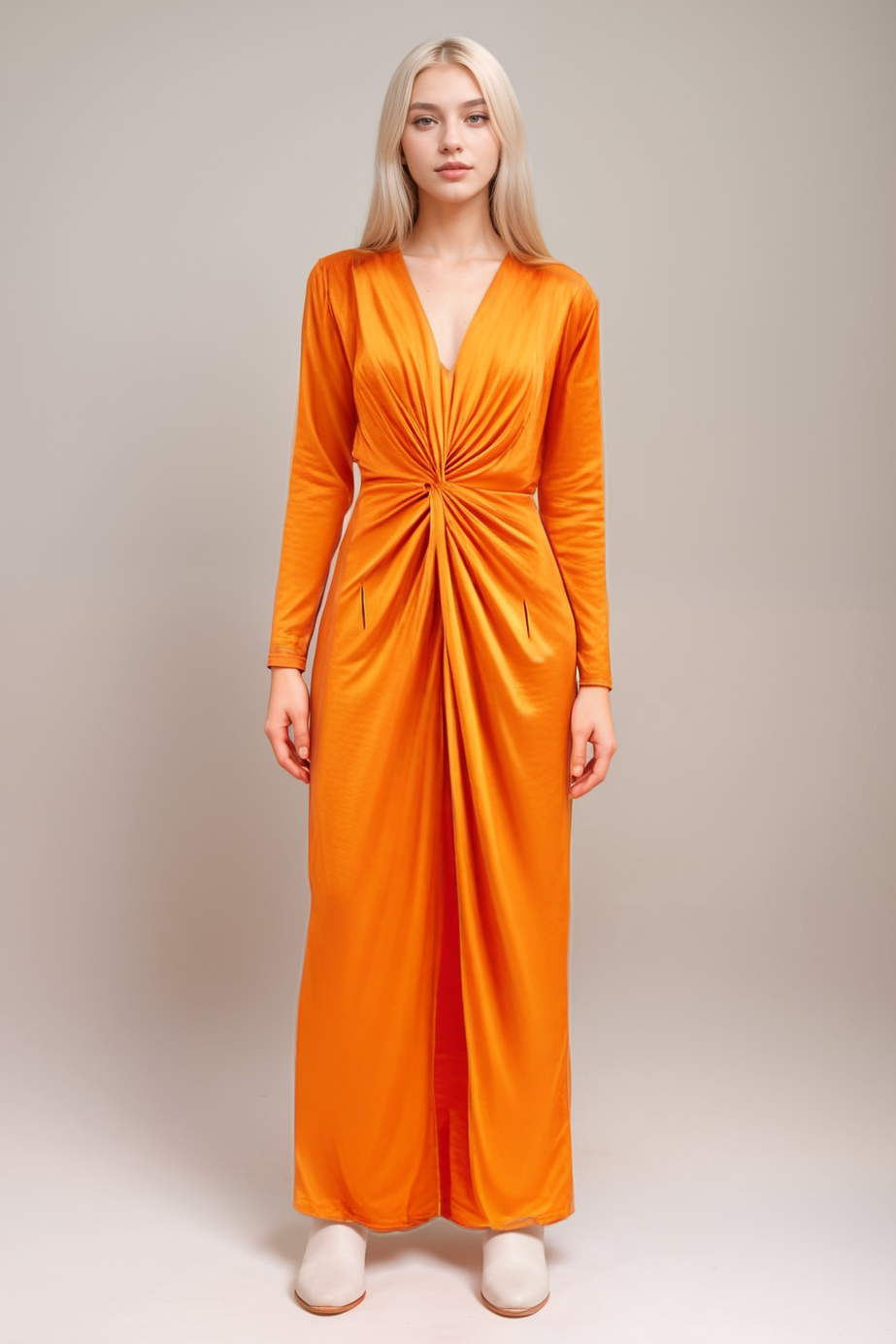 RIANNA DRESS - ORANGE